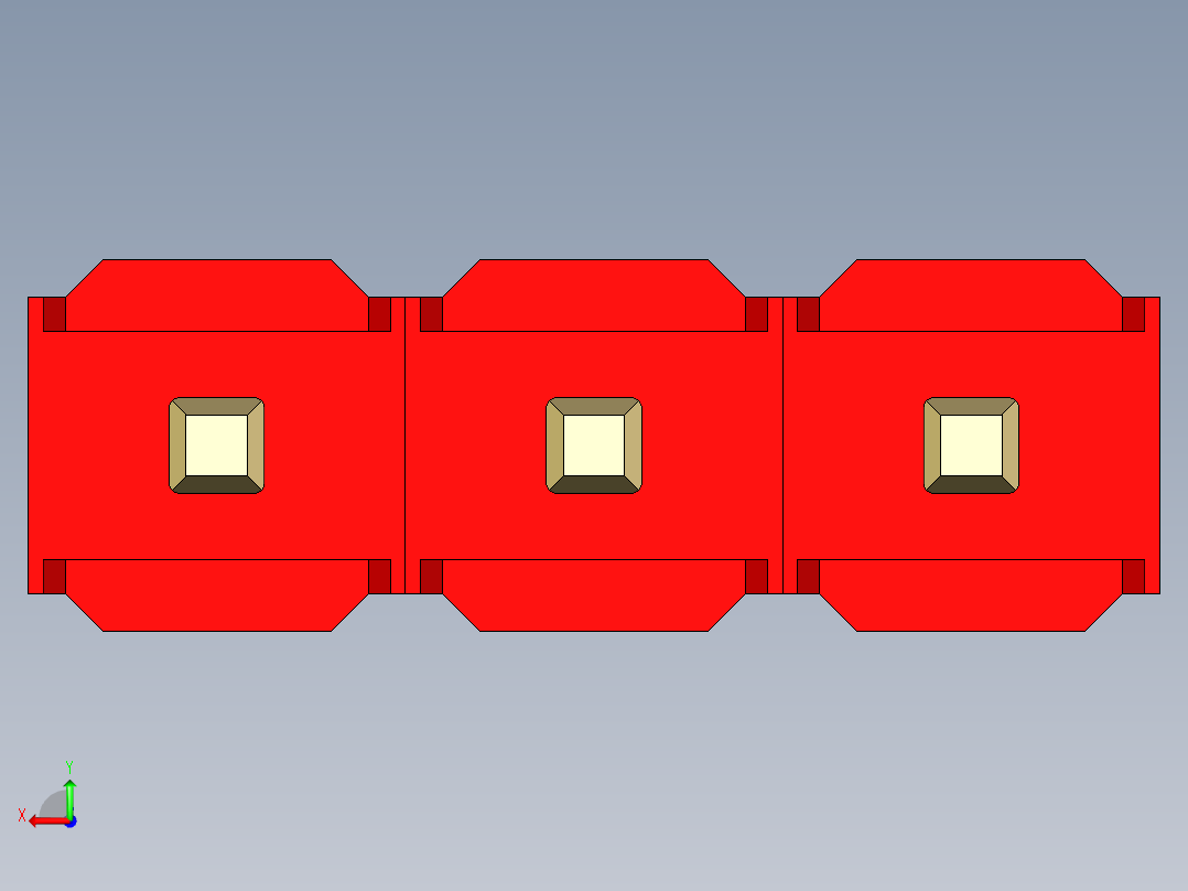 彩色公头100mil（2.54mm）系列-DS1021_red_1x03p_100mil_Type19_rev1.0后视图