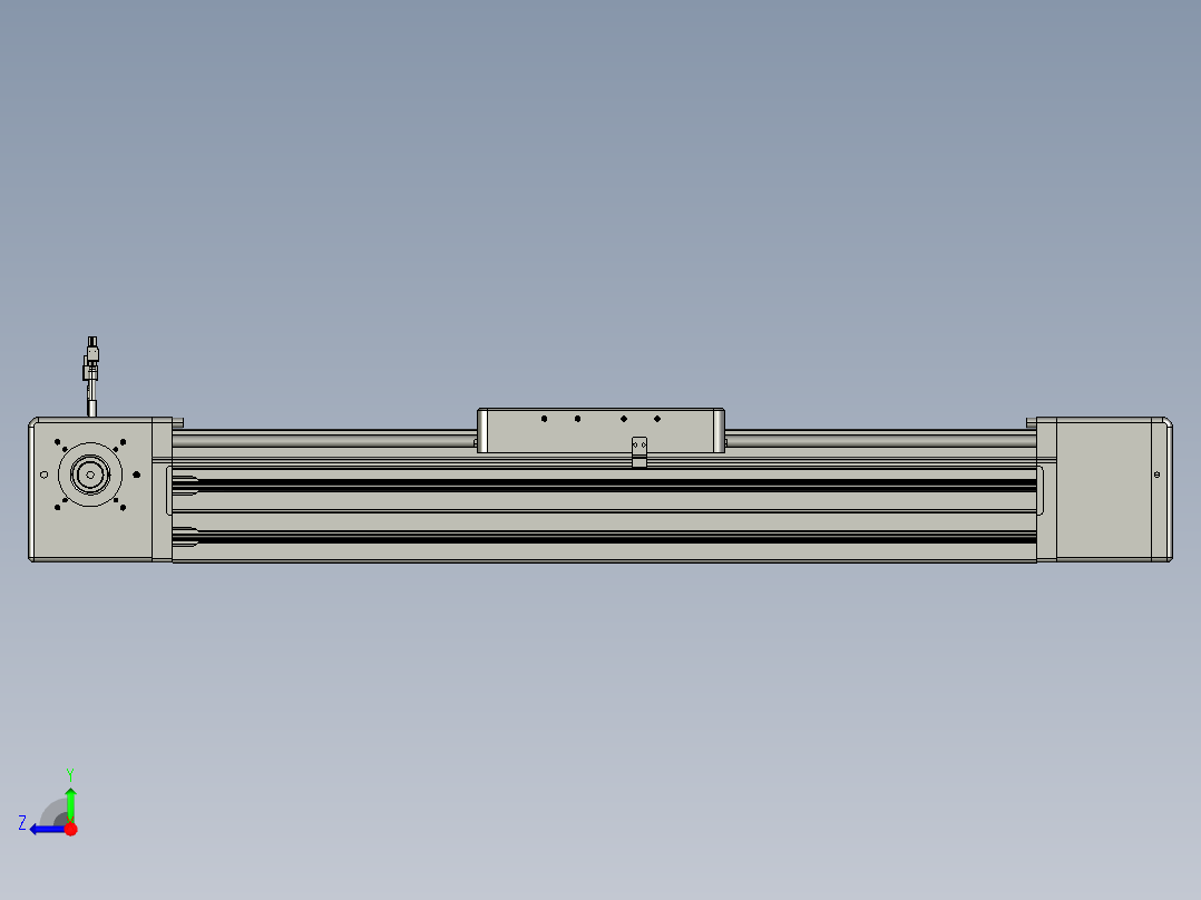 威洛博直线电机模组EB20-L224-S550-R-ZP75-MS3-5K右视图