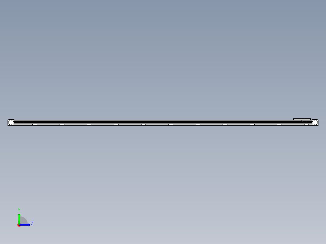 同步带滑台-欧规B8H-L176-S4100-L-ZP40-D3-N5左视图