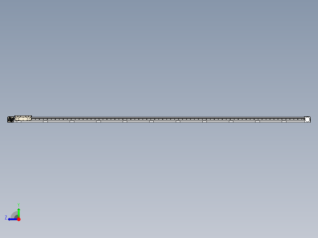 同步带滑台-欧规B8H-L176-S4100-L-ZP40-D3-N5右视图
