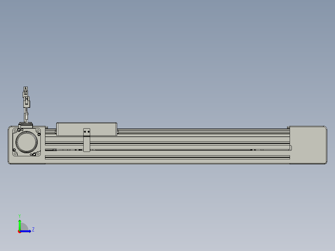威洛博直线电机模组EB6-L140-S350-L-P40-MS3左视图