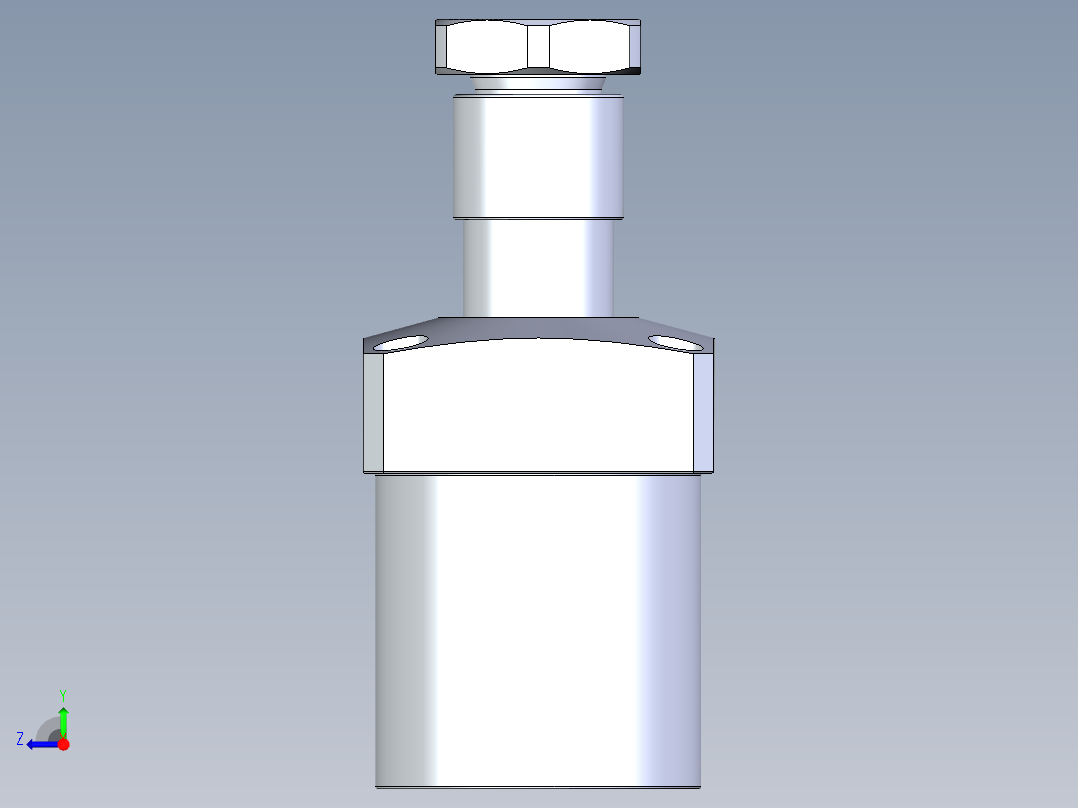 KOSMEKLHA0650-SL-Y60多系列多零件图纸模型右视图
