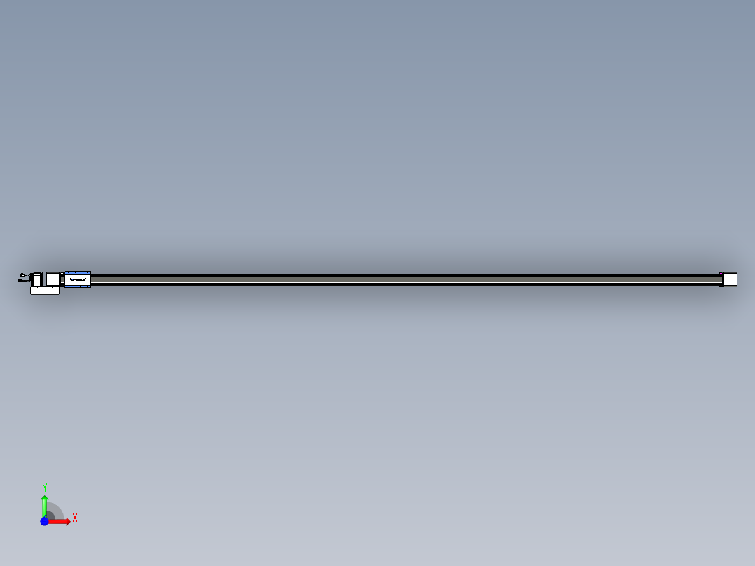 威洛博LB.GB同步带传动--欧规系列GB8-L96-S4400-BL-P75前视图