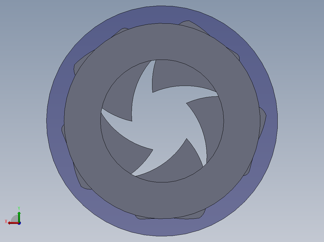 虹膜机构6后视图