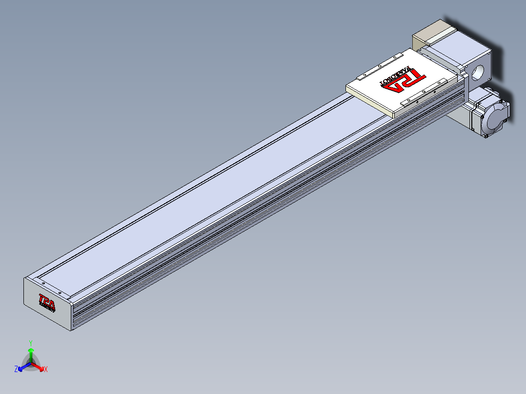 同步带全封闭直线模组TPA-HCB-110D-90-L700-RP-Y-P40-N3