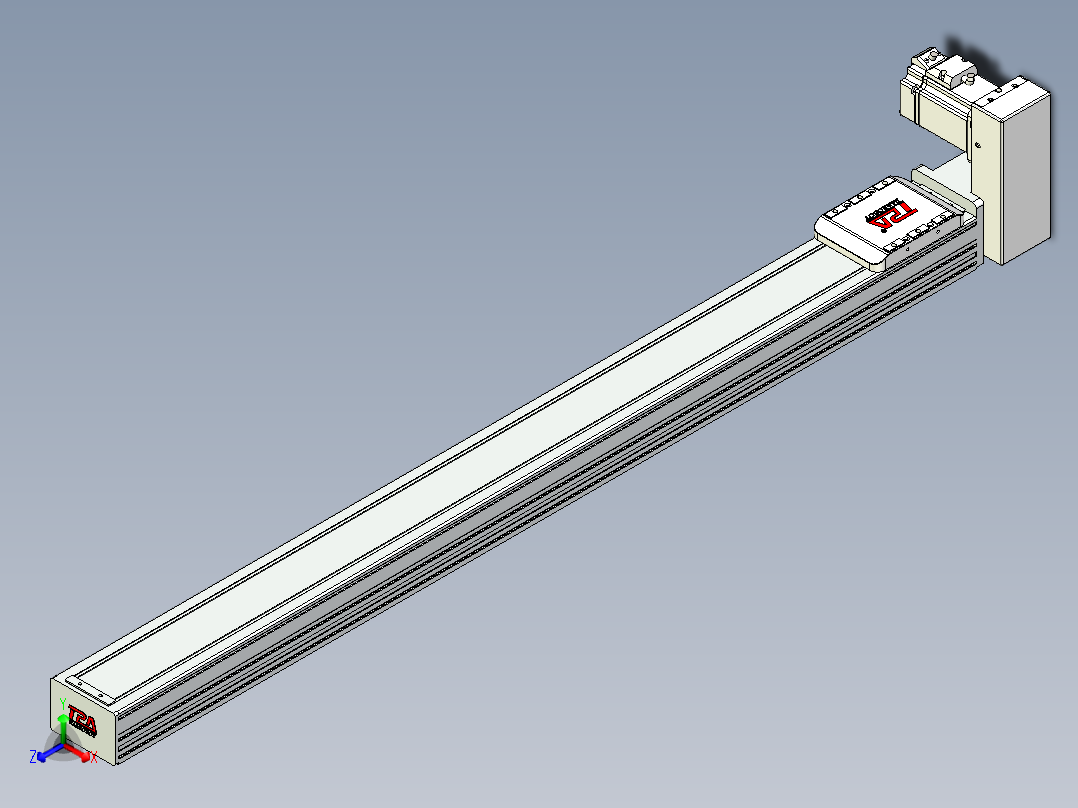 同步带全封闭直线模组TPA-HCB-85D-90-L950-LU-Y-P20-N3