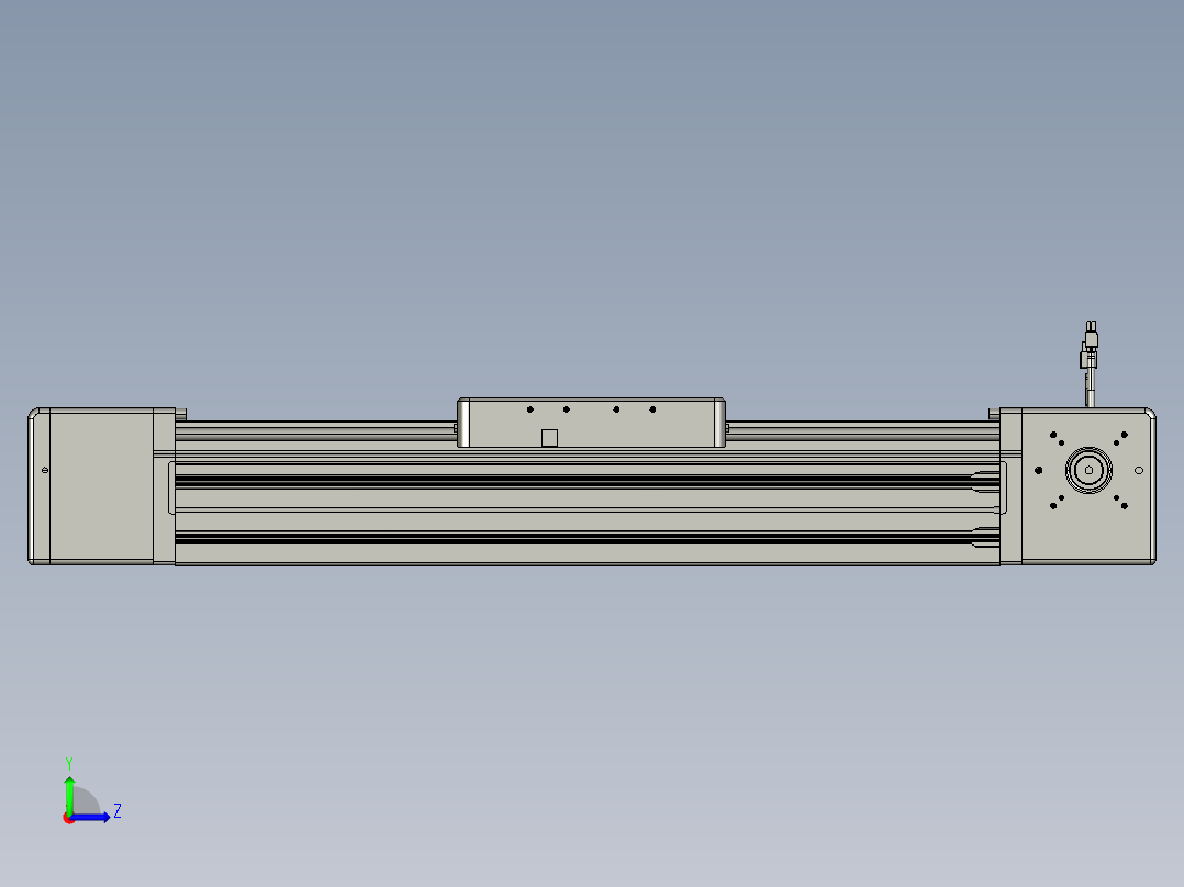 威洛博直线电机模组EB20-L224-S450-L-ZP75-MS3-5K左视图