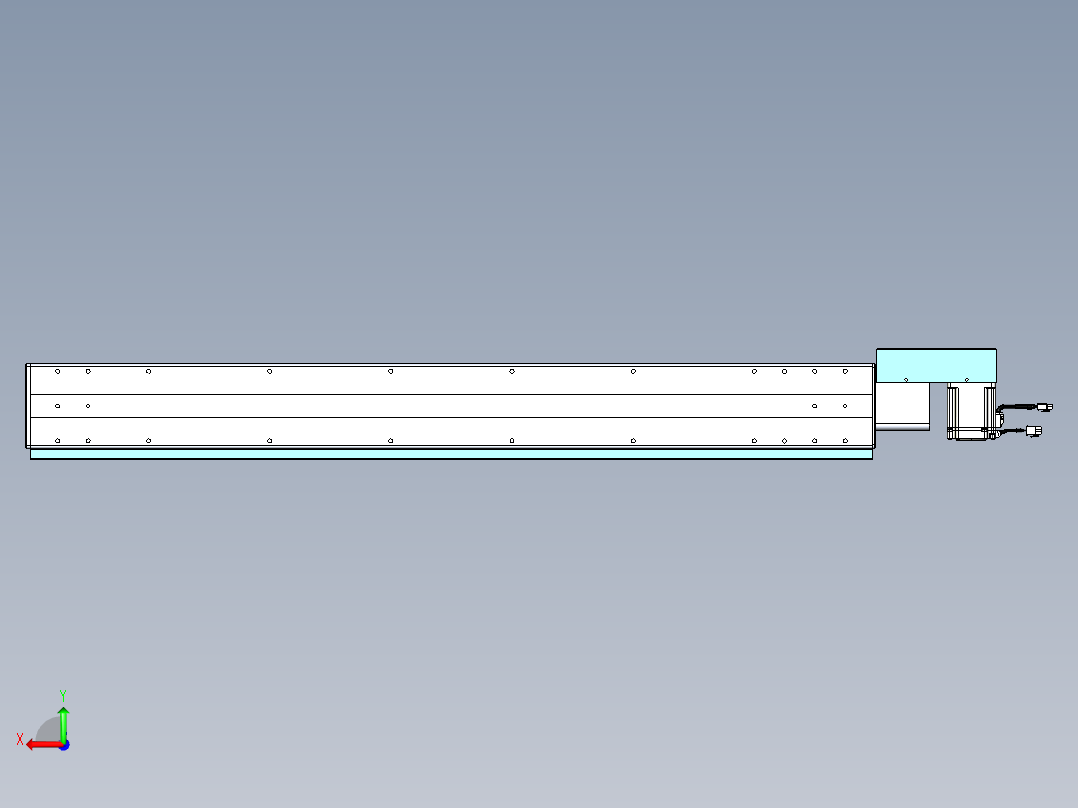 威洛博VBC同步带传动一无尘环境VBC14-L45-S1100-BR-ZP75-C3后视图