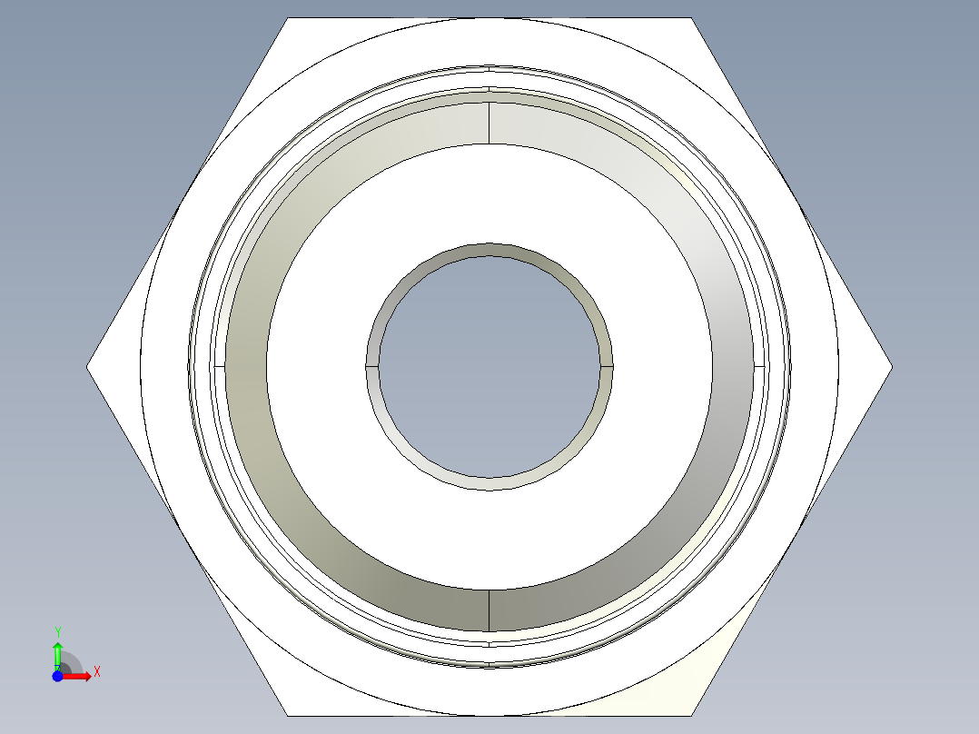 用螺母安装TN92GG-10LR 3-8前视图