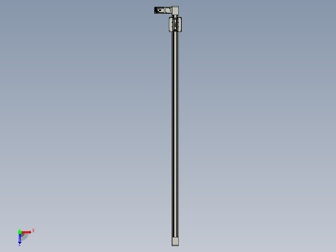 威洛博直线电机模组EB6-L140-S1850-L-P40-MS3俯视图