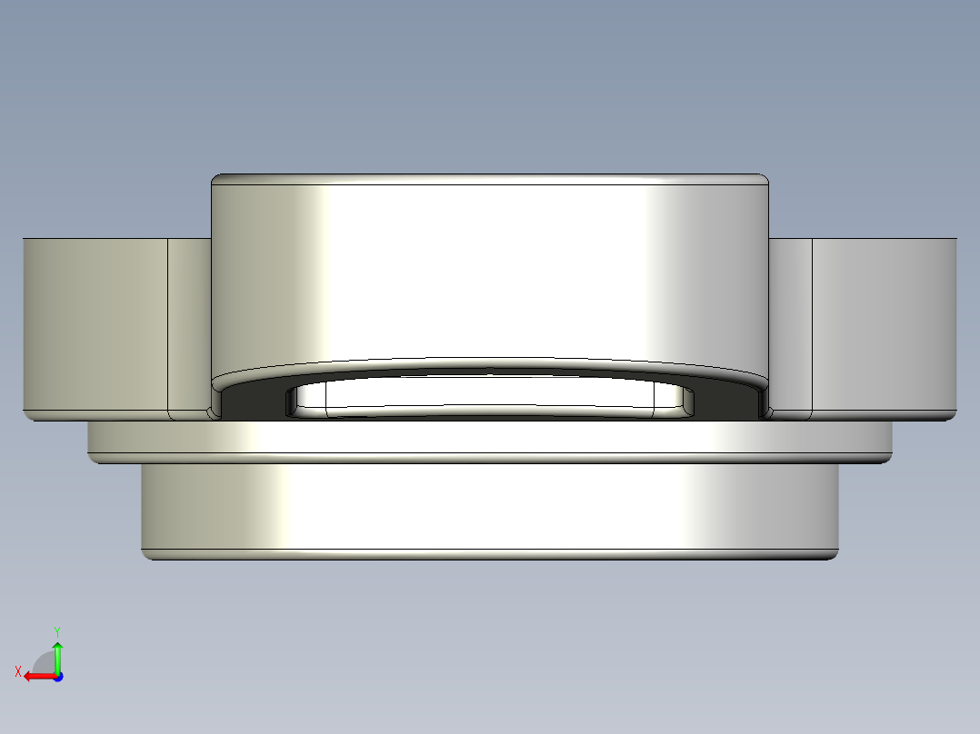 管道手动球阀-水管开关阀-手动阀门User Library-md52c150dn65_DN40~65.Gland后视图