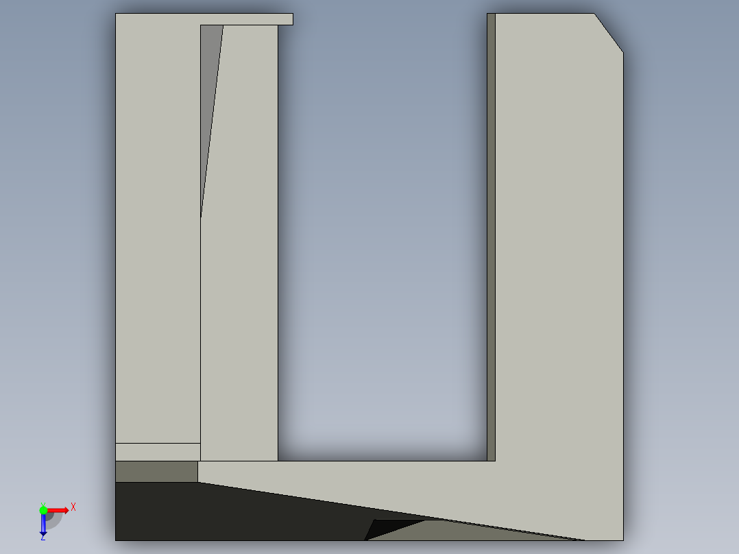 主板输入-输出盖俯视图