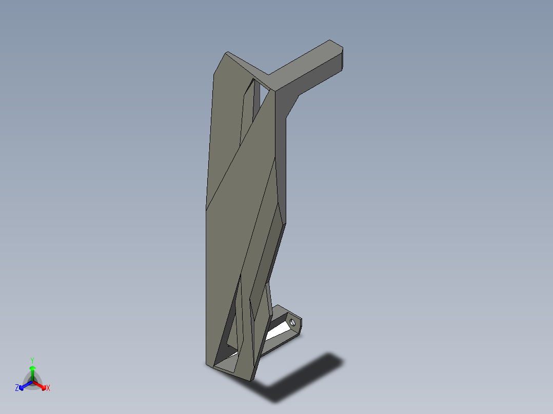 主板输入-输出盖正等轴测图