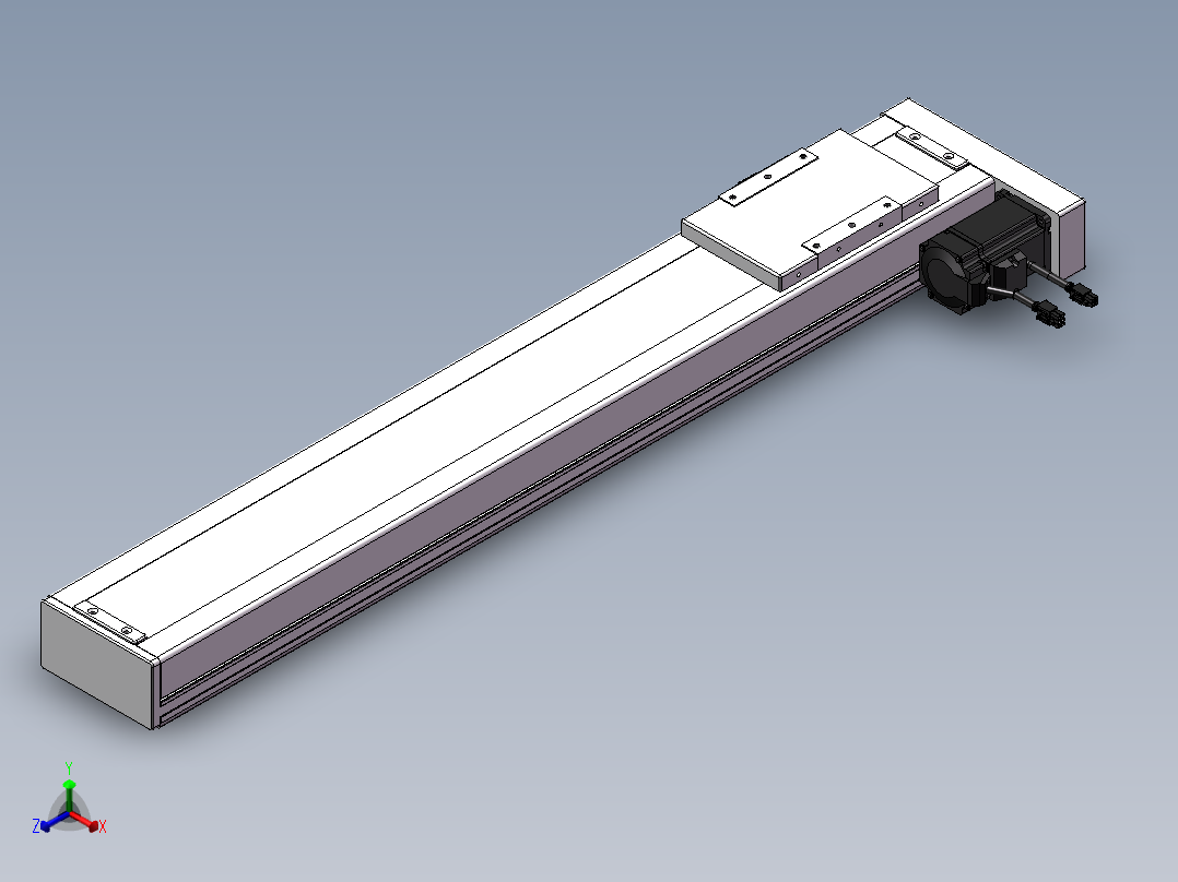 精密模组MC140-L05-700-BR-M200-C4正等轴测图
