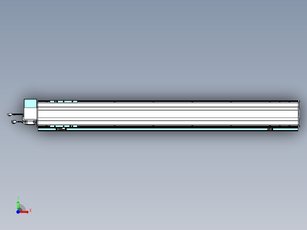 威洛博VBF同步带传动一般环境VBF14-L45-S1050-BRD-ZP40-C3前视图