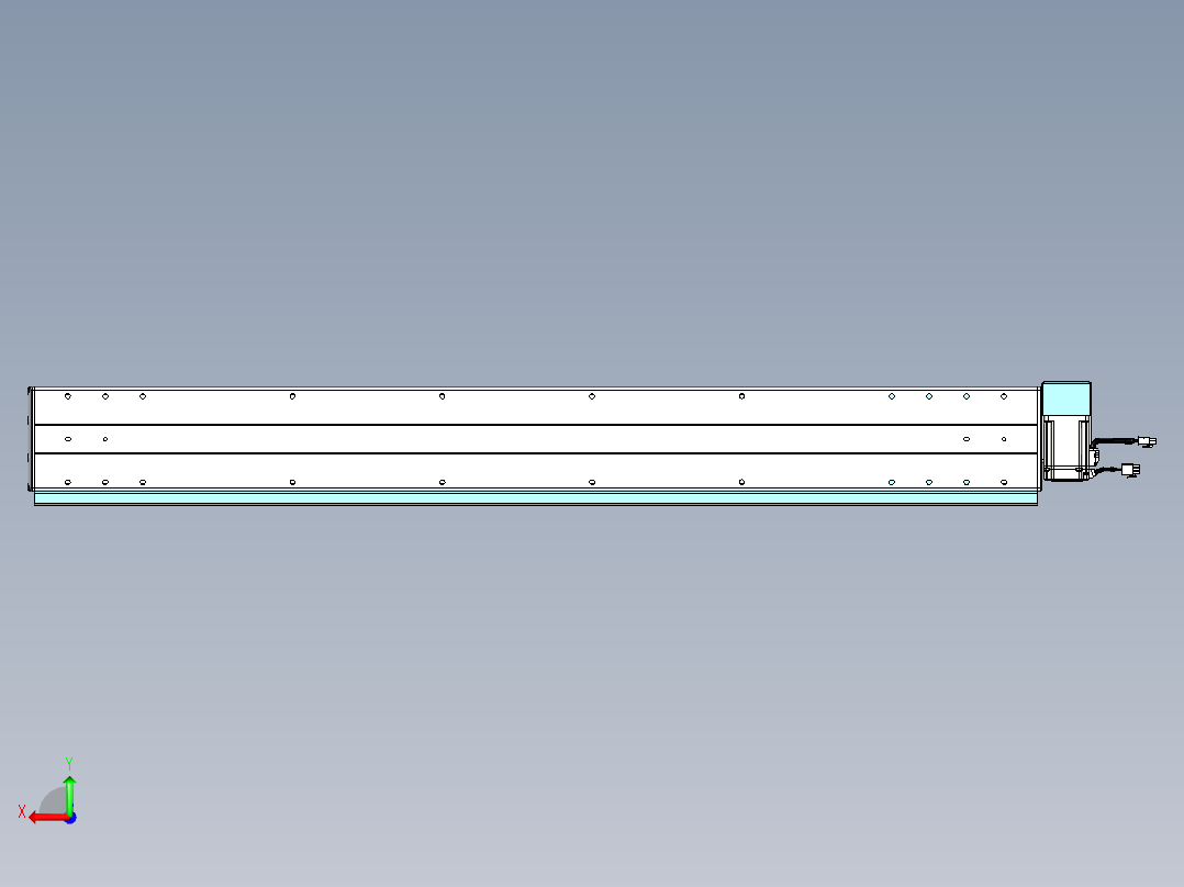 威洛博VBF同步带传动一般环境VBF14-L45-S1050-BRD-ZP40-C3后视图