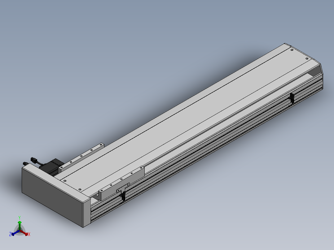 精密模组MY220-T10-900L-BR-P75B-C4-C正等轴测图