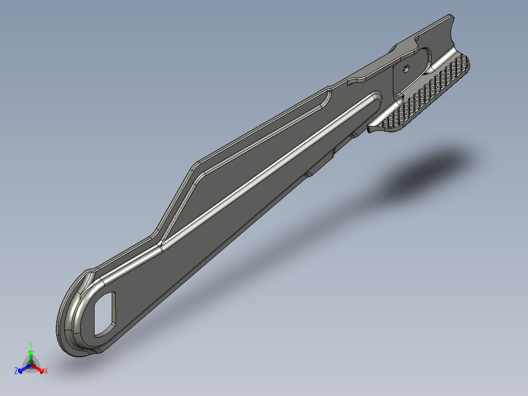 saiga12-gun正等轴测图