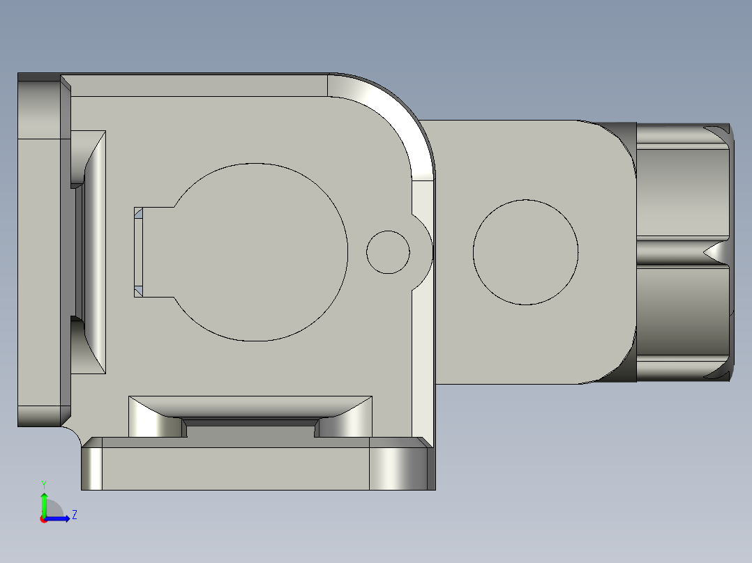 基恩士SJ-H084V_kc图纸模型左视图