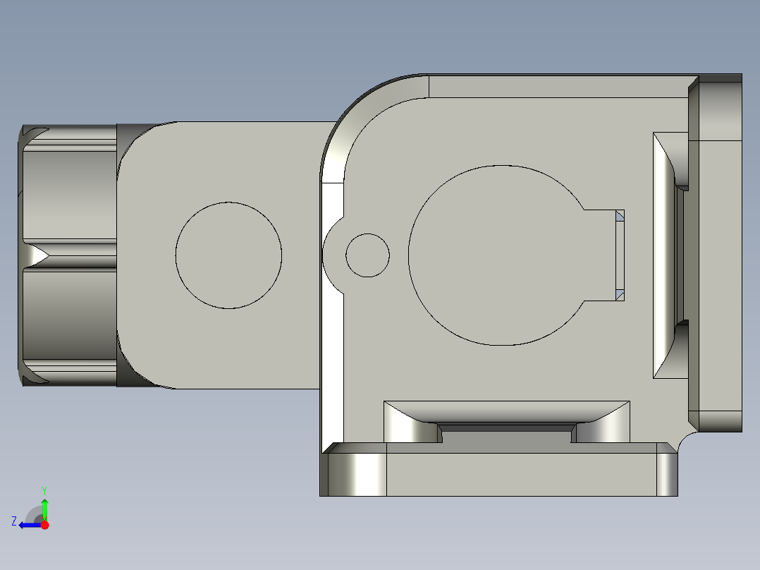 基恩士SJ-H084V_kc图纸模型右视图