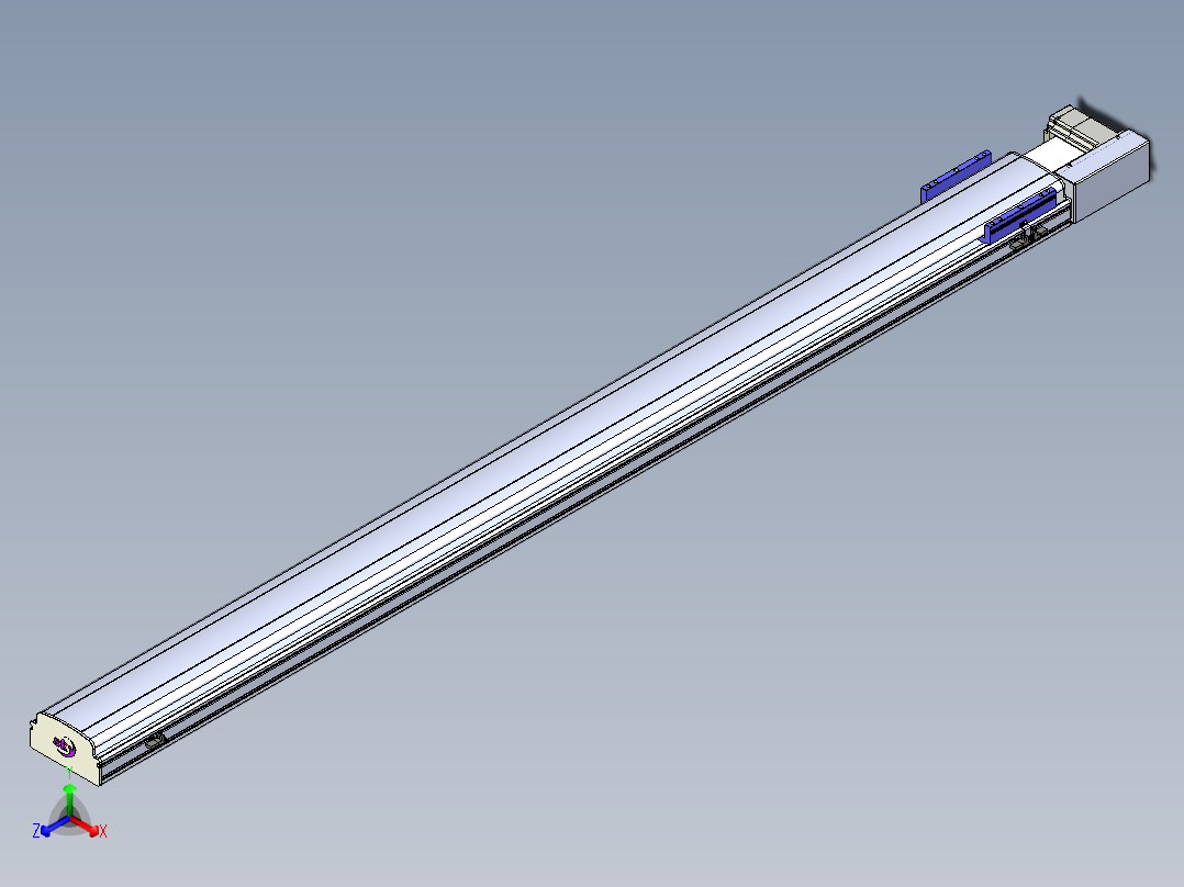 同步带滑台-半封闭B17H-L50-S2100-R-P75-D3