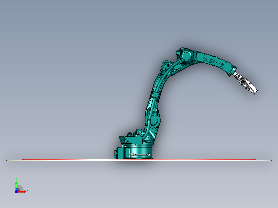 robot-simulation-project前视图