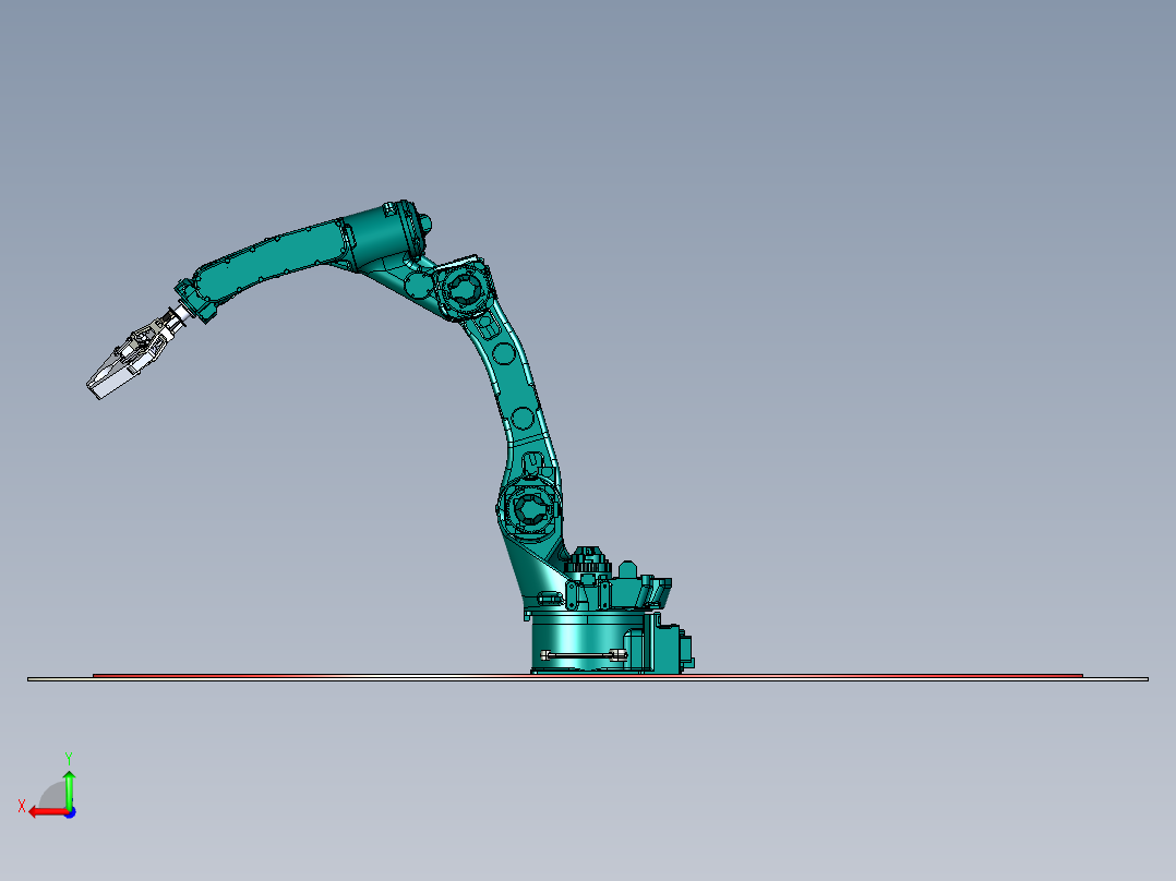 robot-simulation-project后视图