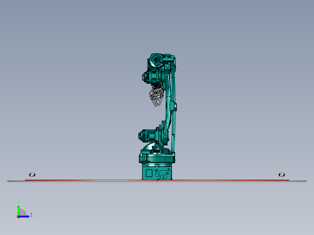 robot-simulation-project左视图