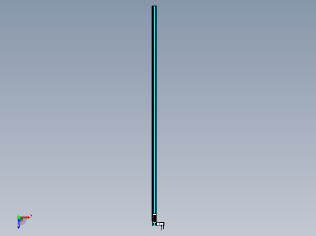 威洛博LB.GB同步带传动--欧规系列LB6A-L130-S3650-BL俯视图