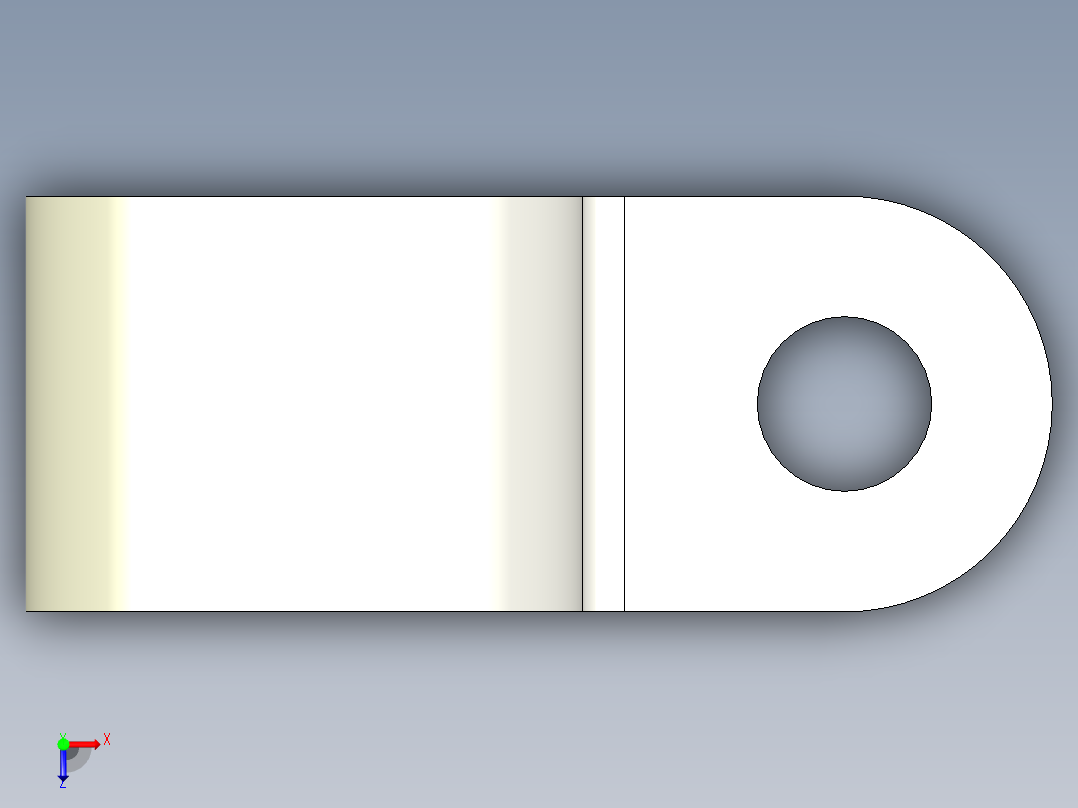 HP 系列 P 夹-H6P-NA俯视图