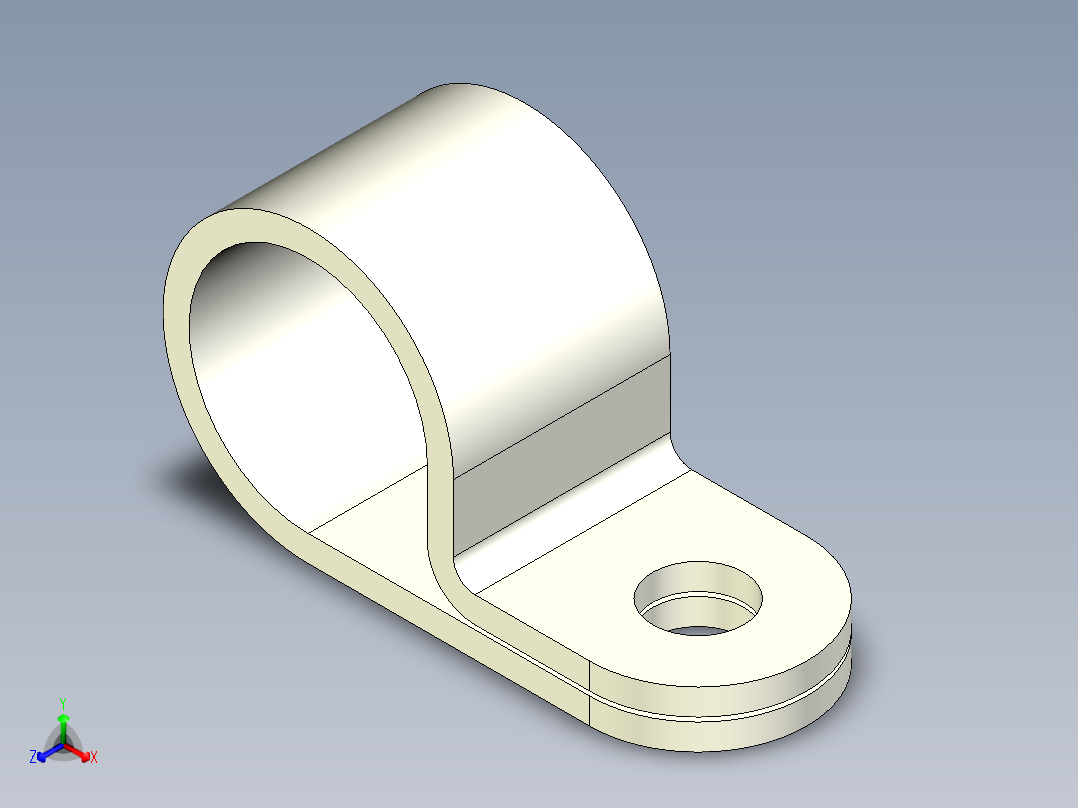 HP 系列 P 夹-H6P-NA正等轴测图