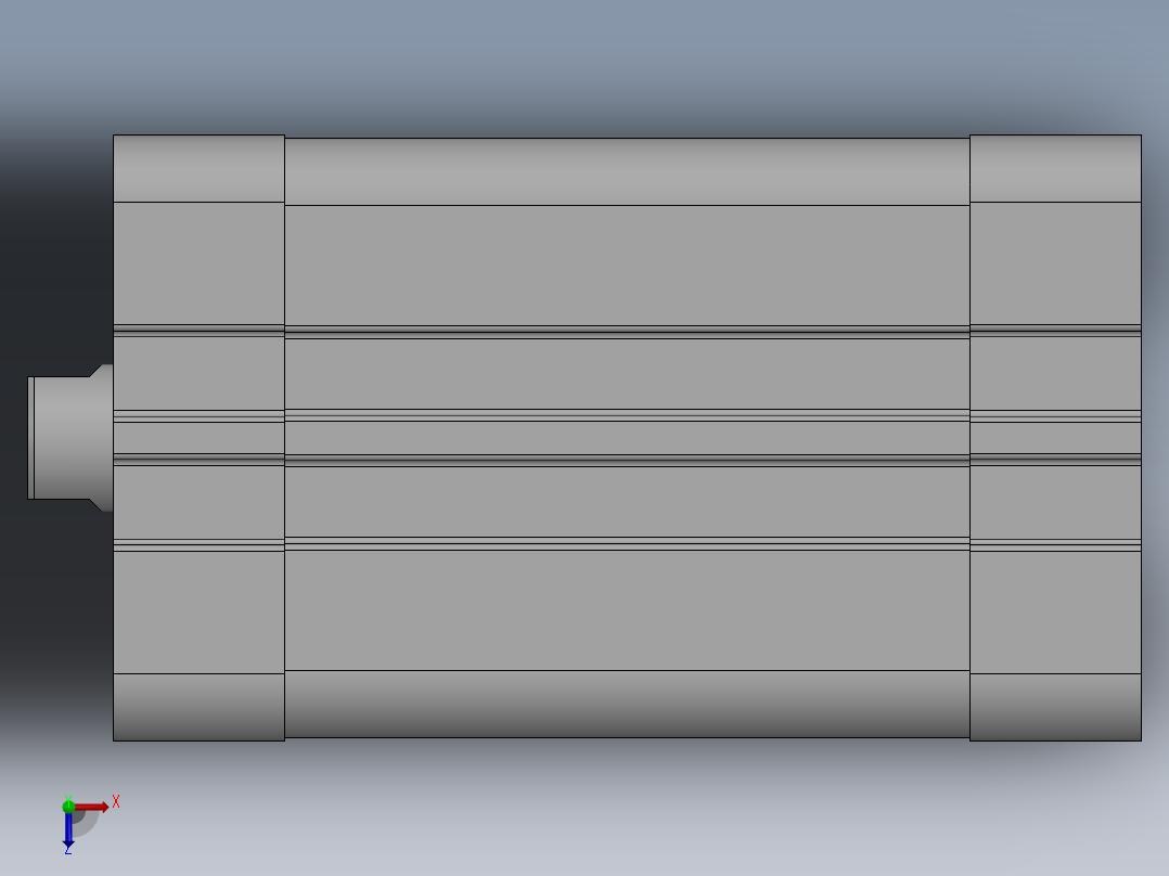 气缸ACE32X40S俯视图