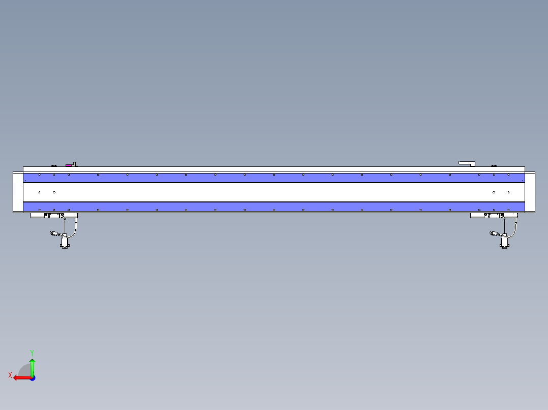 威洛博VL系列直线电机模组-2VL14S2-S1300后视图