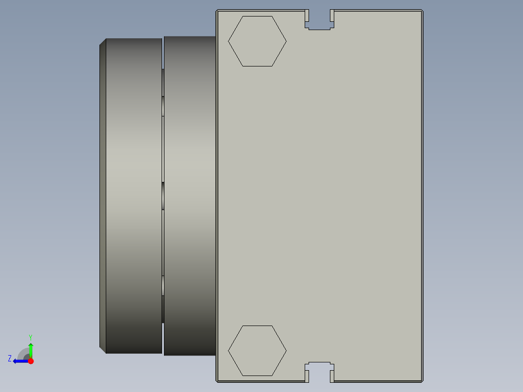 旋转气爪PRC30S右视图