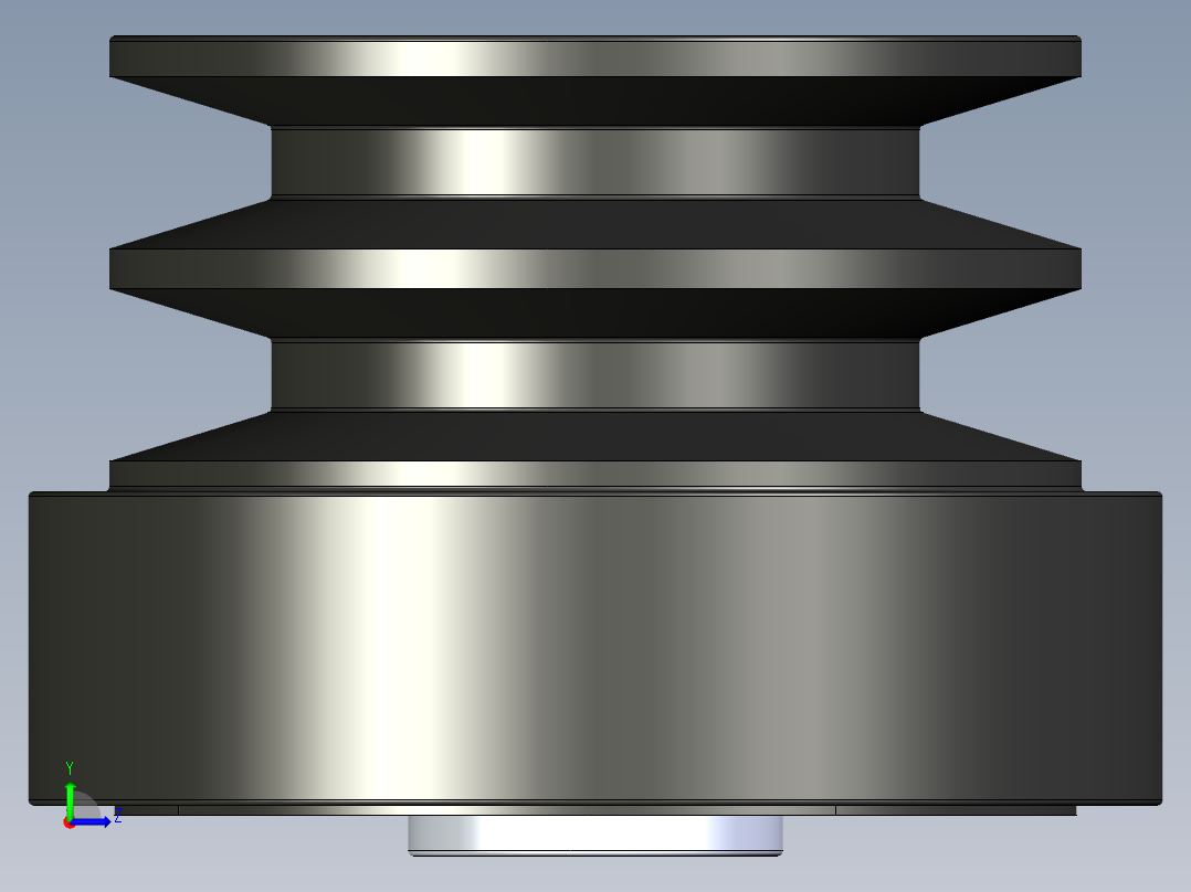 离心式离合器总成左视图