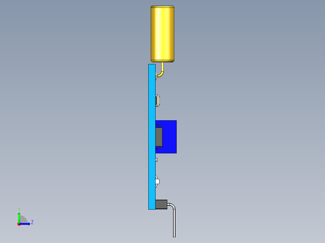 振动传感器SW-520+D左视图