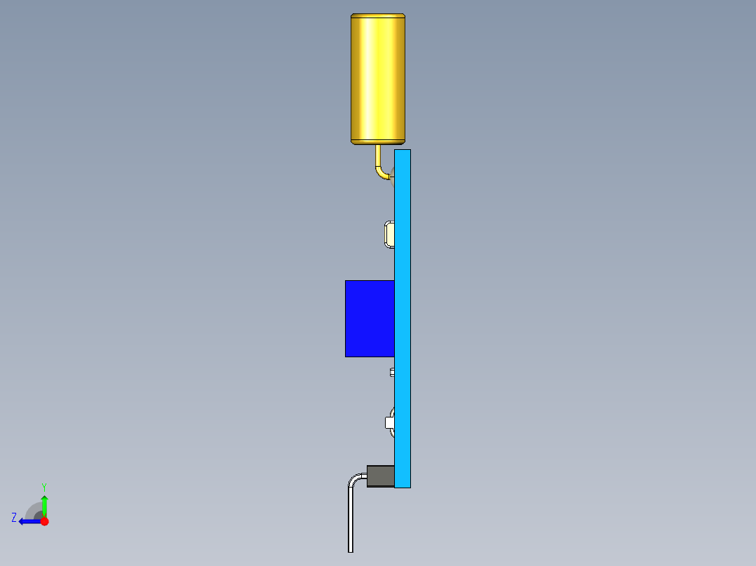 振动传感器SW-520+D右视图