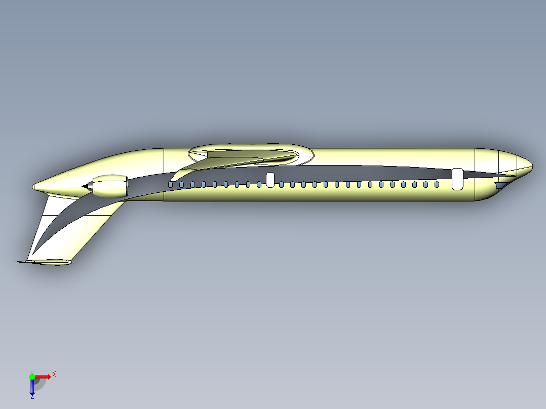 飞机1 (1)俯视图