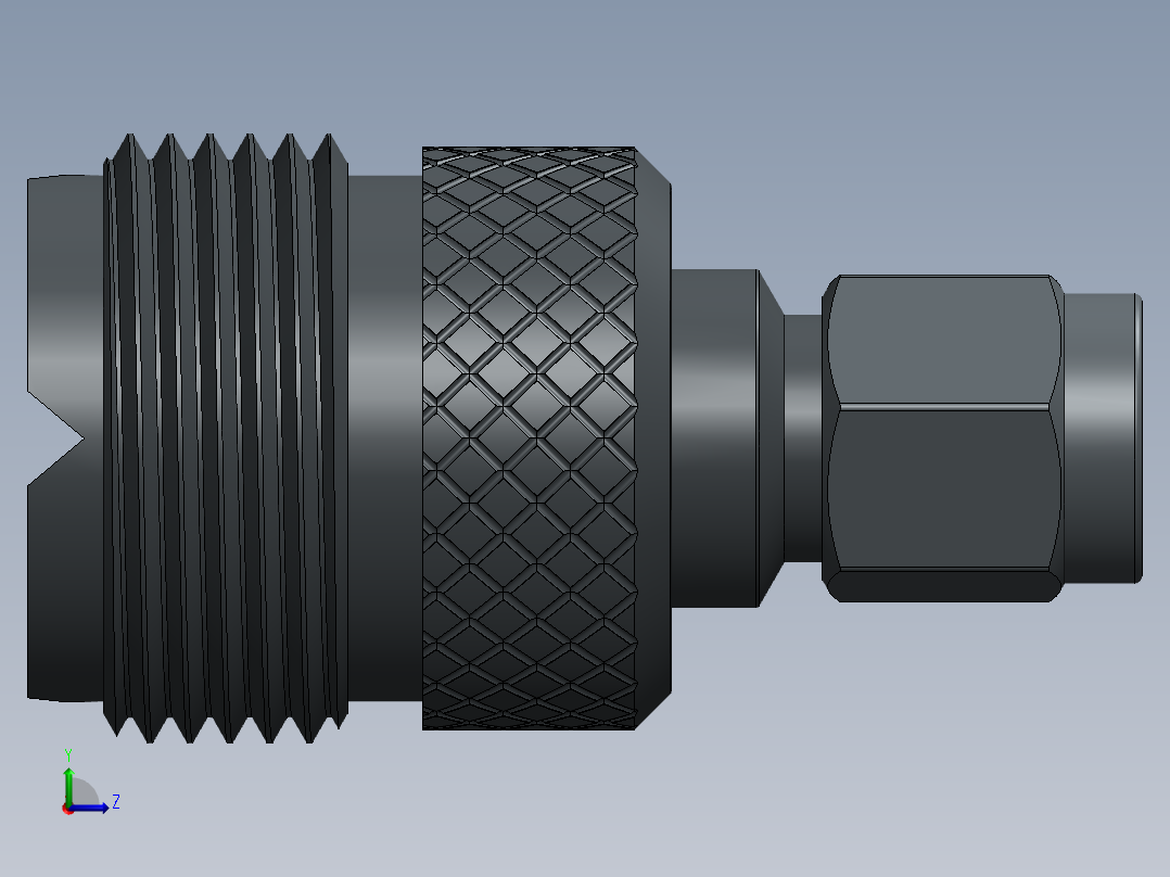 SMA接口48左视图