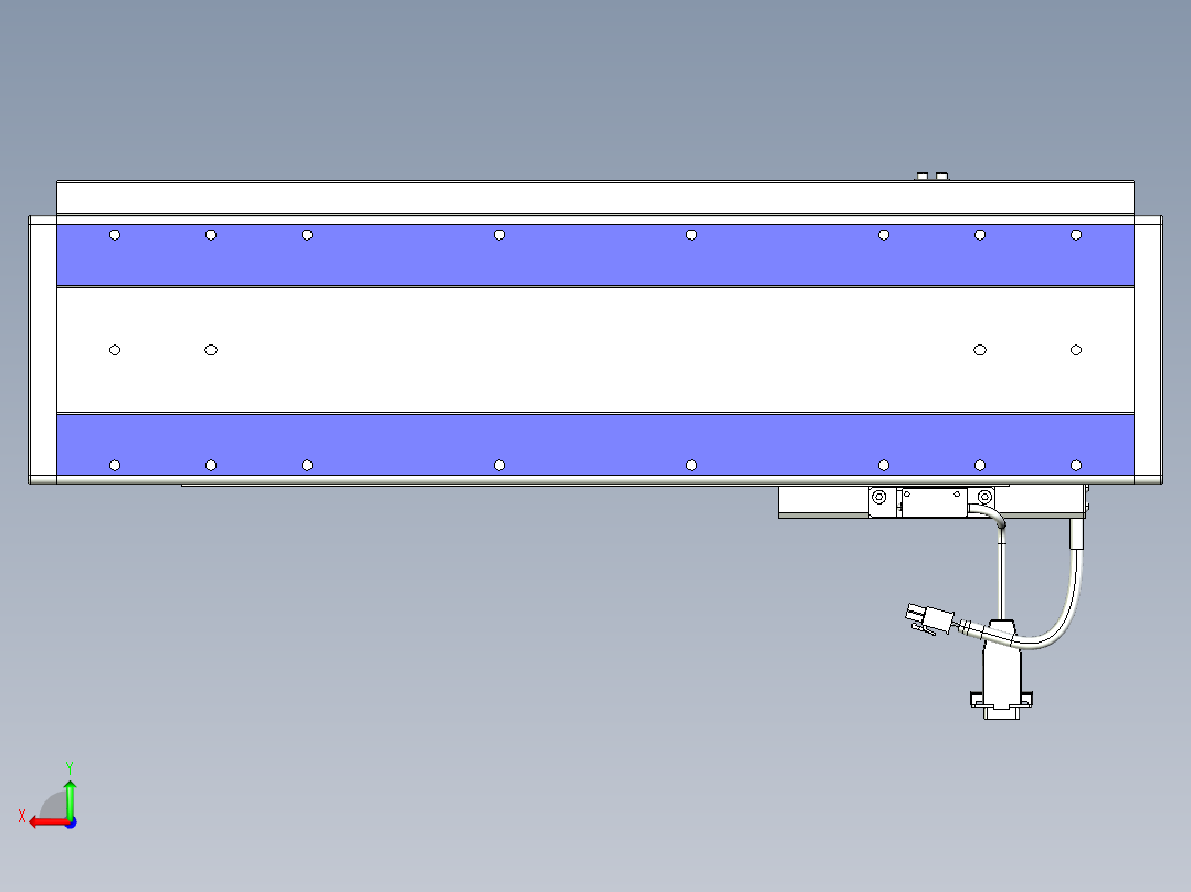 威洛博VL系列直线电机模组-VL14S2-S350后视图
