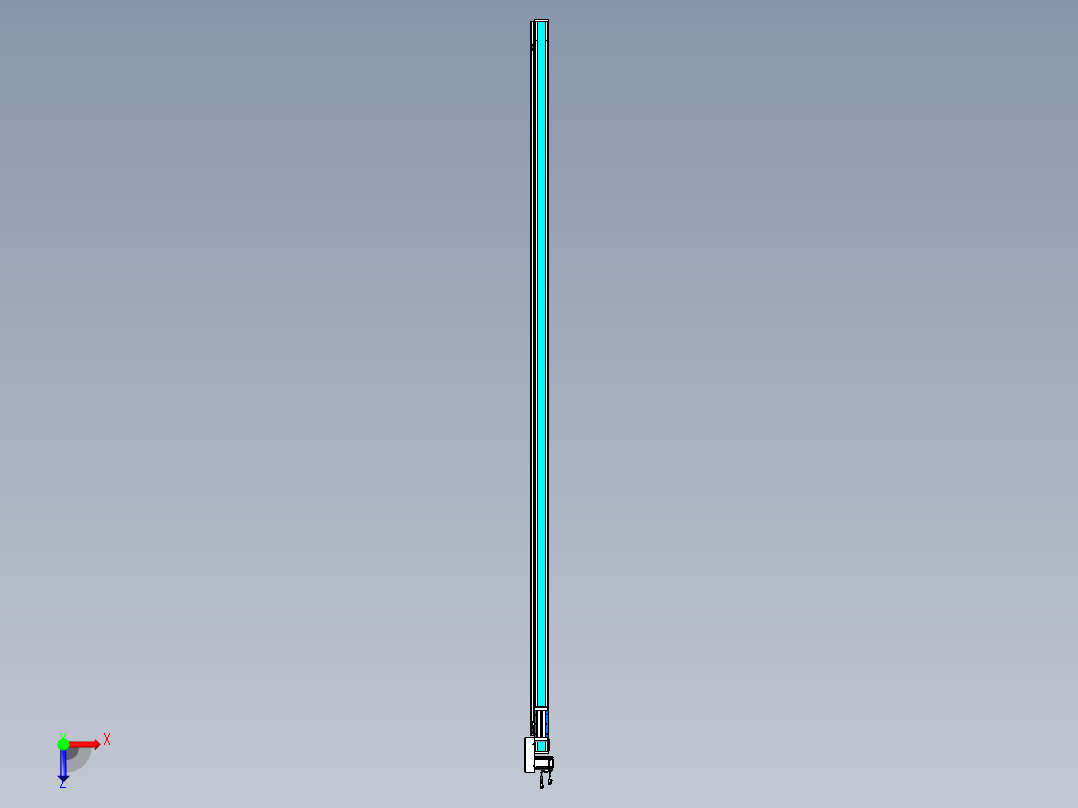 威洛博LB.GB同步带传动--欧规系列LB6A-L65-S3150-BR俯视图