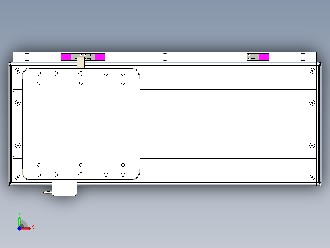 威洛博LC系列3d模型模组LC22H2Y-S300前视图