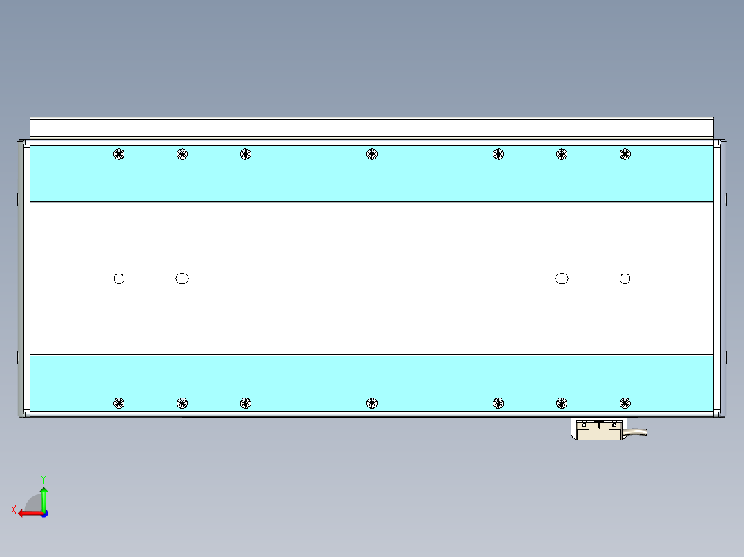 威洛博LC系列3d模型模组LC22H2Y-S300后视图