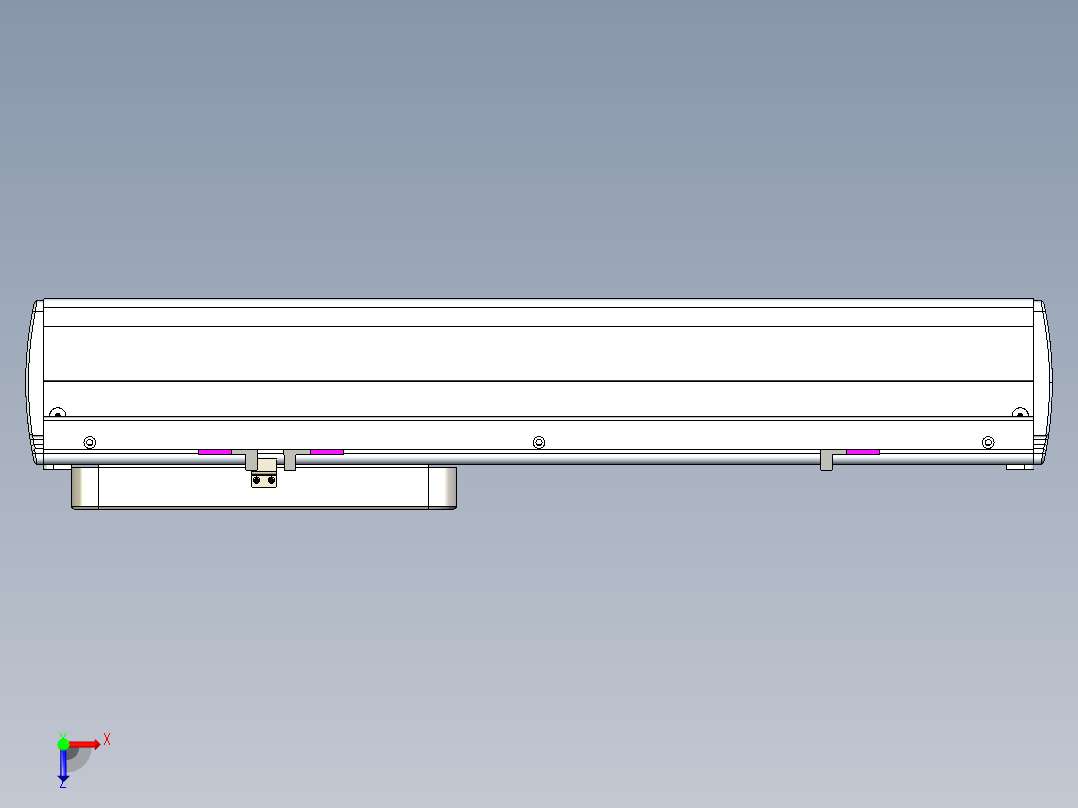 威洛博LC系列3d模型模组LC22H2Y-S300俯视图