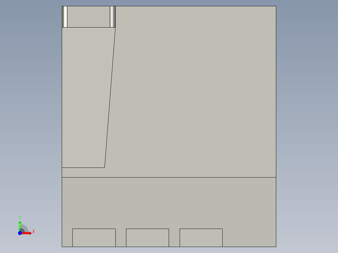 基恩士ES-21AC_kc图纸模型前视图