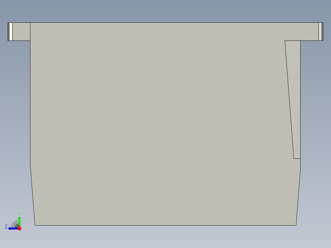 基恩士ES-21AC_kc图纸模型右视图