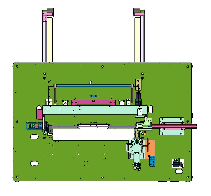 半自动绕线机（sw18可编辑+工程图+BOM）