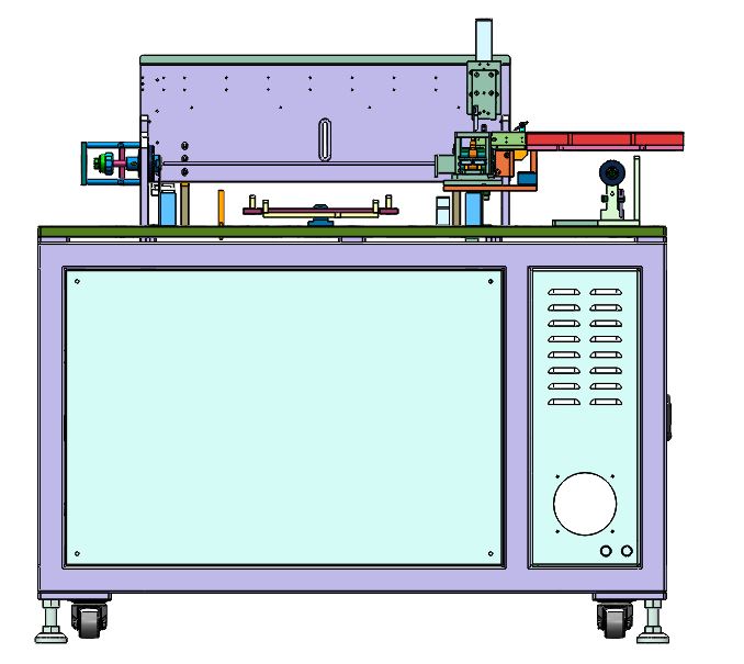 半自动绕线机（sw18可编辑+工程图+BOM）