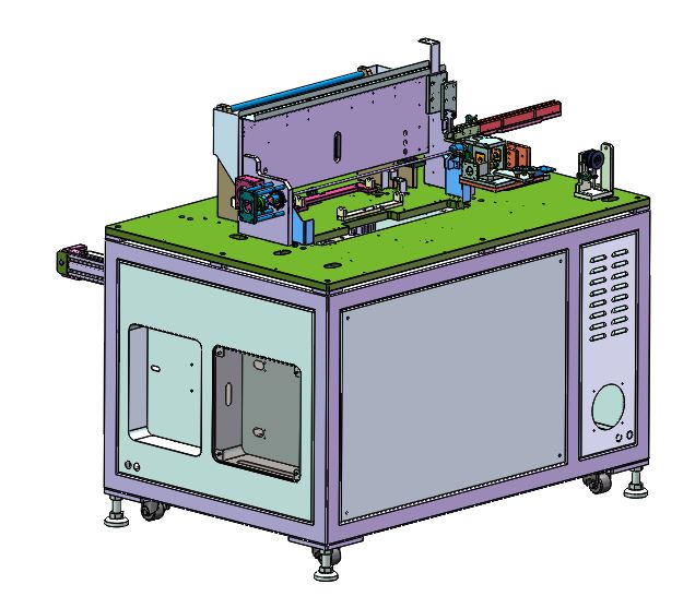 半自动绕线机（sw18可编辑+工程图+BOM）