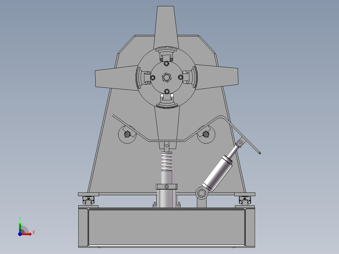 斜器张紧开卷机sw18前视图